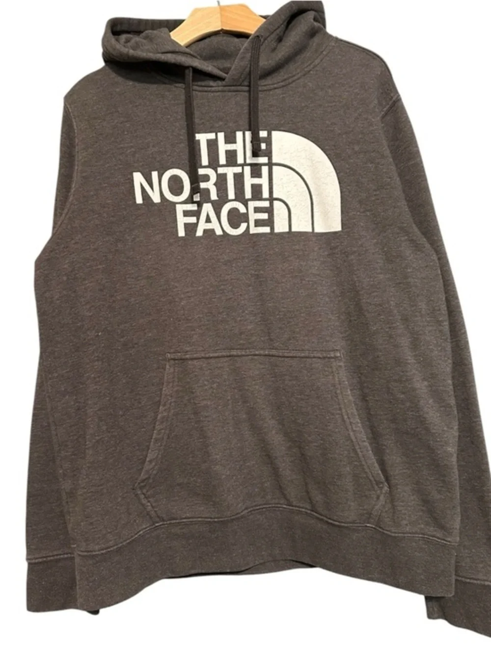 The North Face Men’s Size L Dark Gray Half Dome Pullover Hoodie Sweatshirt